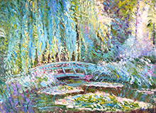 Omaggio a Monet (olio su tela 80x60)